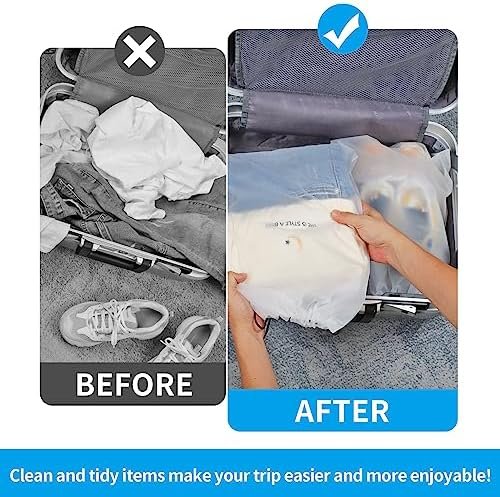Clear Shoe Bags for Travel 10 PCS, 15.7" x 11.8" Drawstring Travel Shoe Bags for Packing, Waterproof Dustproof Portable Travel Shoe Storage Bag for Men and Women - Image 4