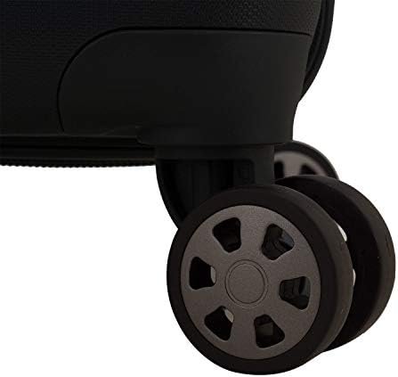 Traveler's Choice Pagosa Indestructible Hardshell Expandable Spinner Luggage, Black, 2 Piece Set - Image 8