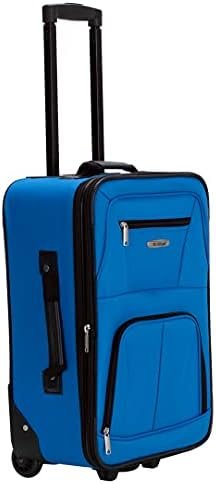 Rockland Journey Softside Upright Luggage Set,Expandable, Blue, 4-Piece (14/19/24/28) - Image 10