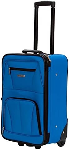 Rockland Journey Softside Upright Luggage Set,Expandable, Blue, 4-Piece (14/19/24/28) - Image 9