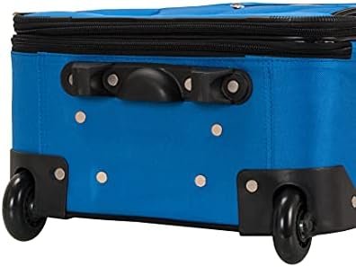 Rockland Journey Softside Upright Luggage Set,Expandable, Blue, 4-Piece (14/19/24/28) - Image 6