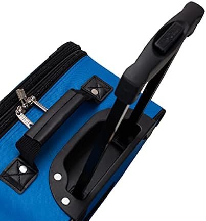 Rockland Journey Softside Upright Luggage Set,Expandable, Blue, 4-Piece (14/19/24/28) - Image 11