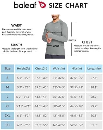BALEAF Men's Sun Protection Hoodie Shirt UPF 50+ Long Sleeve UV SPF T-Shirts Rash Guard Fishing Swimming Lightweight - Image 6