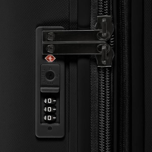 Traveler's Choice Pagosa Indestructible Hardshell Expandable Spinner Luggage, Black, 2 Piece Set - Image 9