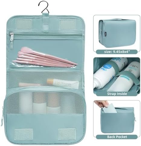 BAGAIL 10 Set Packing Cubes Various Sizes Packing Organizer for Travel Accessories Luggage Carry On Suitcase-Dusty Blue - Image 3