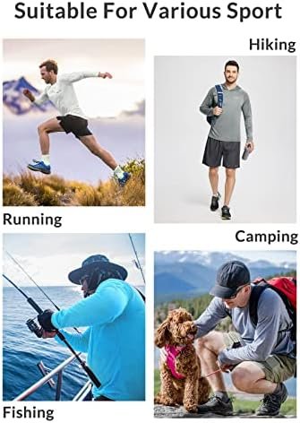 BALEAF Men's Sun Protection Hoodie Shirt UPF 50+ Long Sleeve UV SPF T-Shirts Rash Guard Fishing Swimming Lightweight - Image 5
