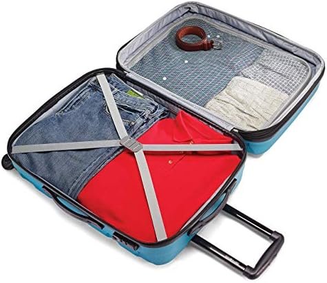 Samsonite Omni PC Hardside Expandable Luggage with Spinner Wheels, 3-Piece Set (20/24/28), Caribbean Blue - Image 3