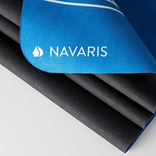 Navaris Foldable Yoga Mat for Travel - 1/16" (1.5mm) Thick Exercise Mat for Pilates, Workout, Gym, Fitness - Non-Slip Folding Portable Mat - Image 6